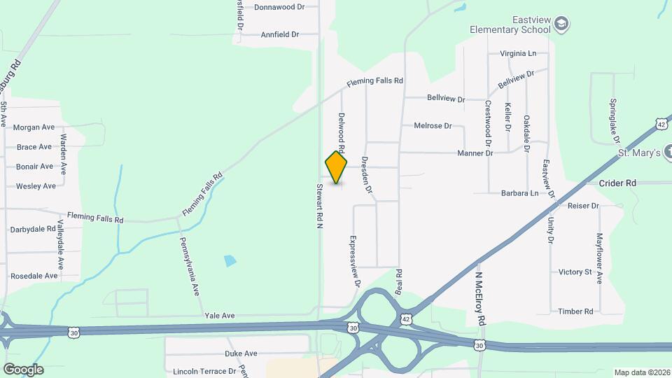 1007 Delwood Rd Map and Location Details