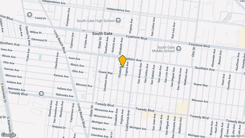 9328 Elizabeth Ave Mapa y Detalles de la Ubicación