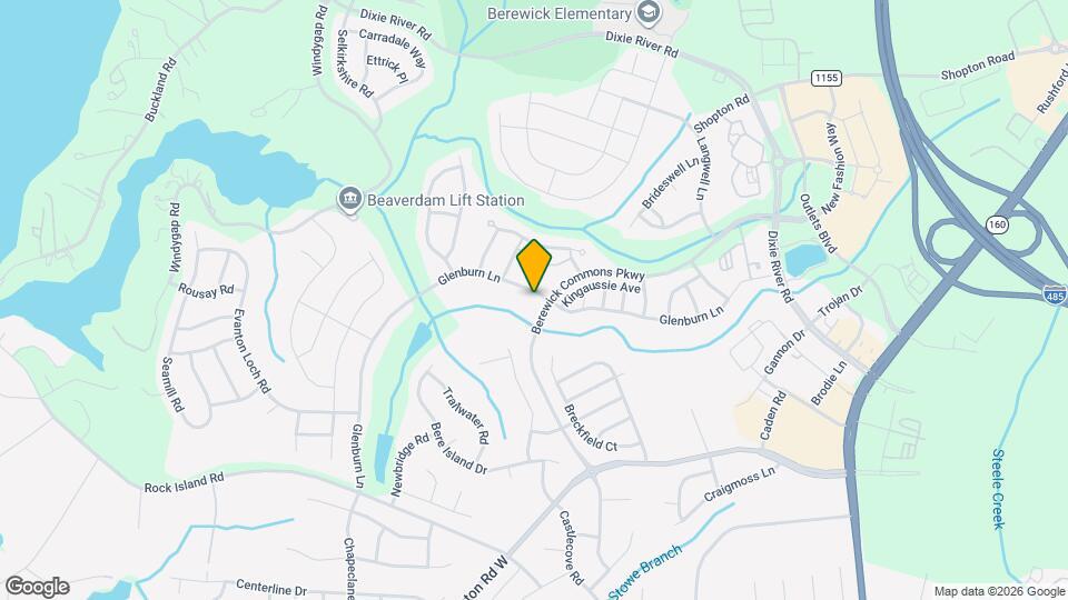 9709 Glenburn Ln Map and Location Details
