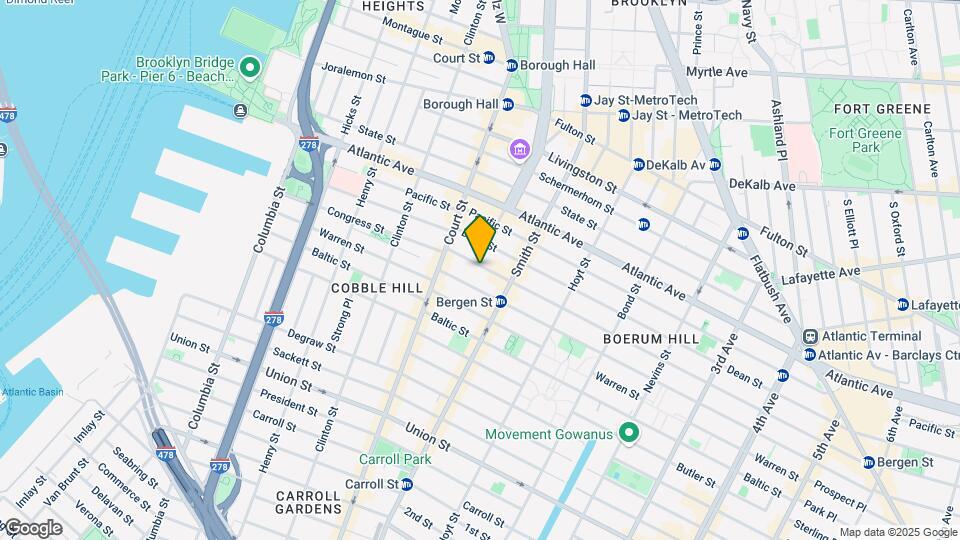 44 Bergen St Map and Location Details