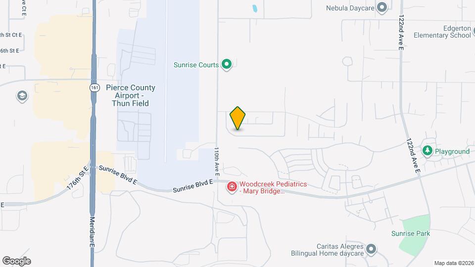 11105 172nd St E Map and Location Details