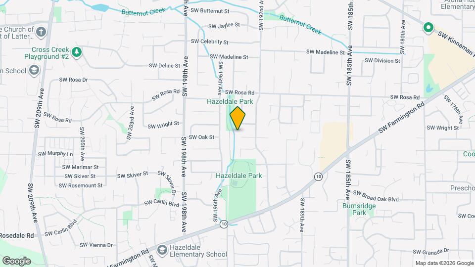 19315 SW Oak St Map and Location Details