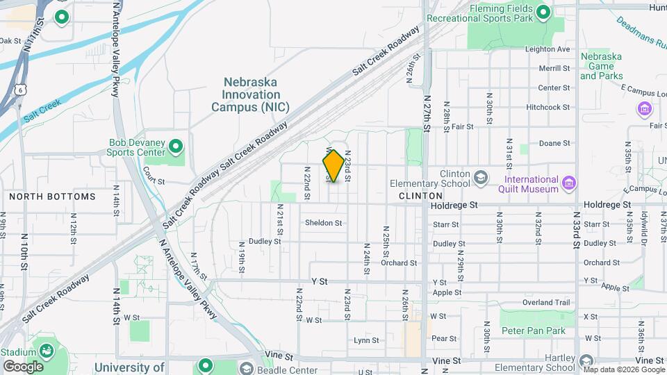 1532 Whittier St Map and Location Details