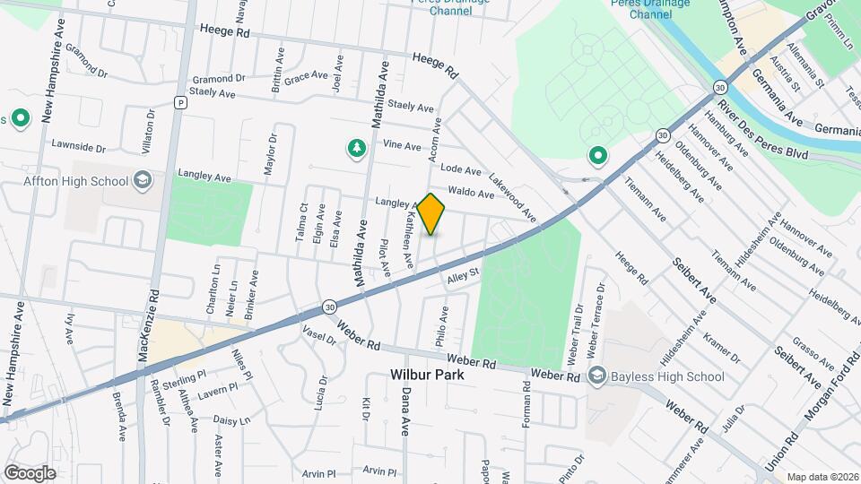 8527 Philo Ave Map and Location Details