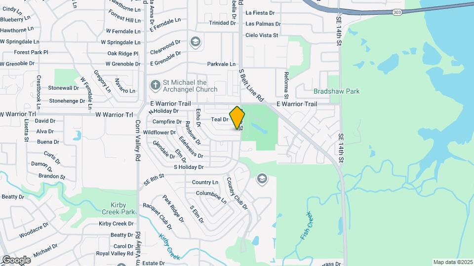 737 Bluebonnet Dr Map and Location Details