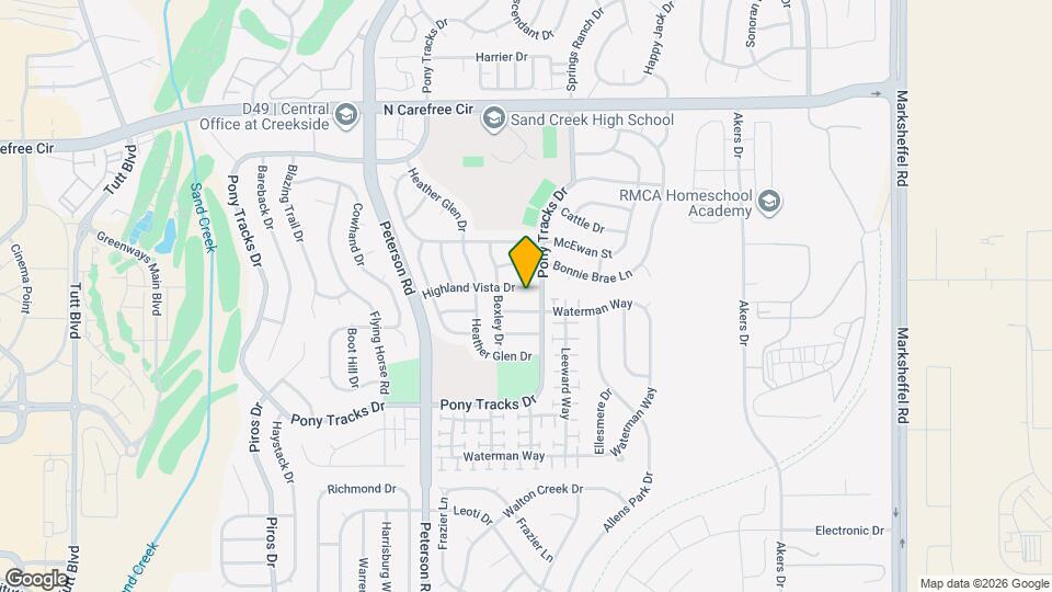 6965 Highland Vista Dr Map and Location Details