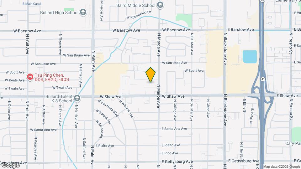 454 W Twain Ave Map and Location Details