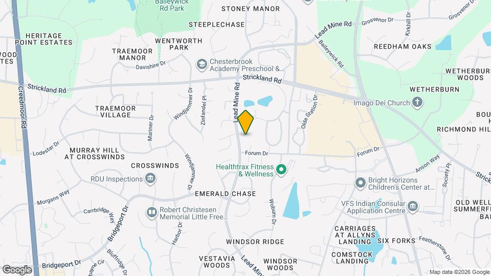 1309 Hillbrow Ln Map and Location Details