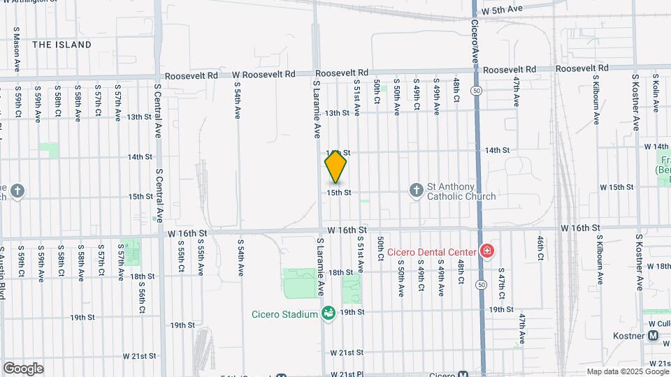 1445 S 51st Ct Map and Location Details