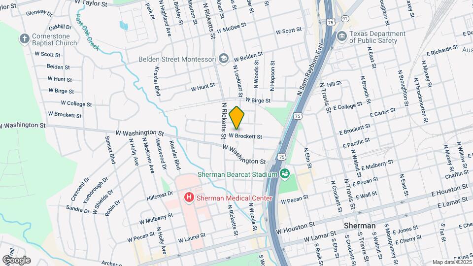 901 W Brockett St Mapa y Detalles de la Ubicación