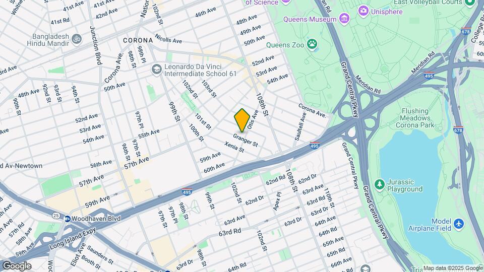 105-03 Otis Ave Mapa y Detalles de la Ubicación