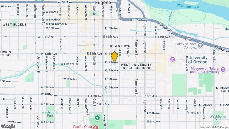 1437 Pearl St Map and Location Details