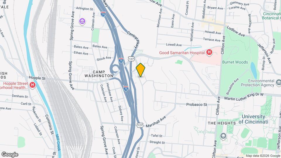 2980 W McMicken Ave Map and Location Details