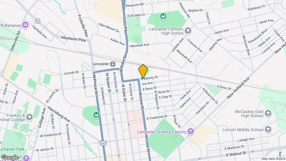 220 E Liberty St Map and Location Details