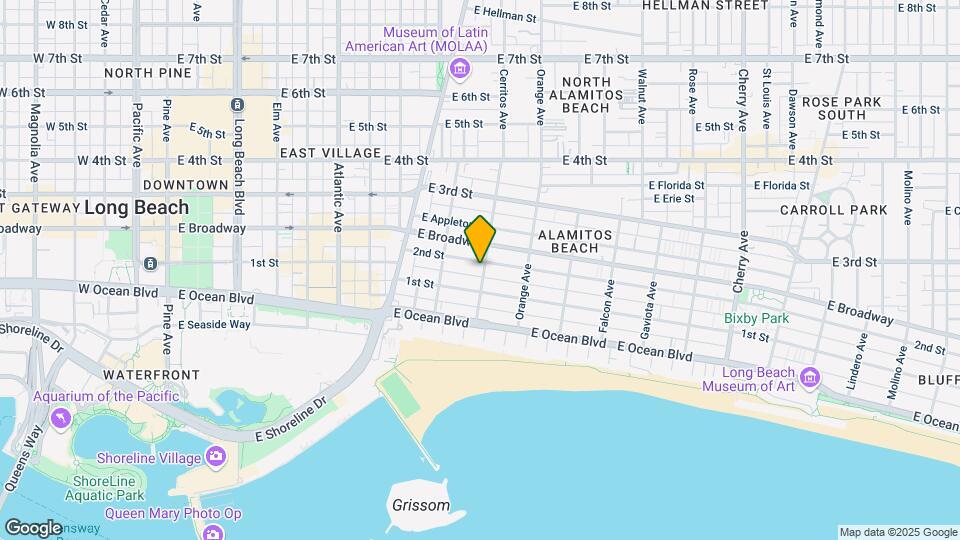 1074 E 2nd St Mapa y Detalles de la Ubicación