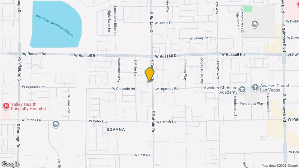 5872 Petronius St Map and Location Details