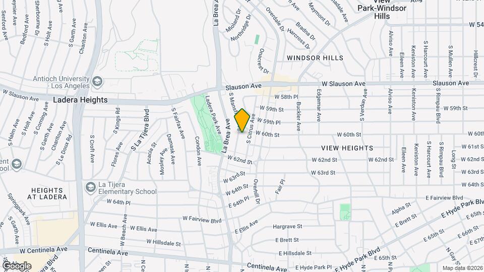 6024 S Mansfield Ave Map and Location Details