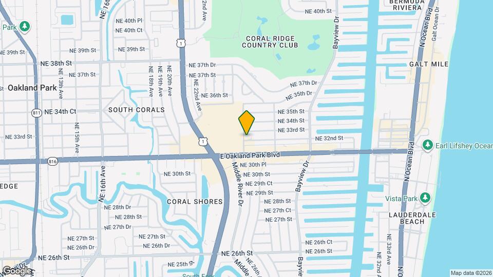 2601 NE 32nd St Map and Location Details