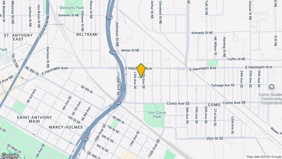1081 13th Ave SE Map and Location Details