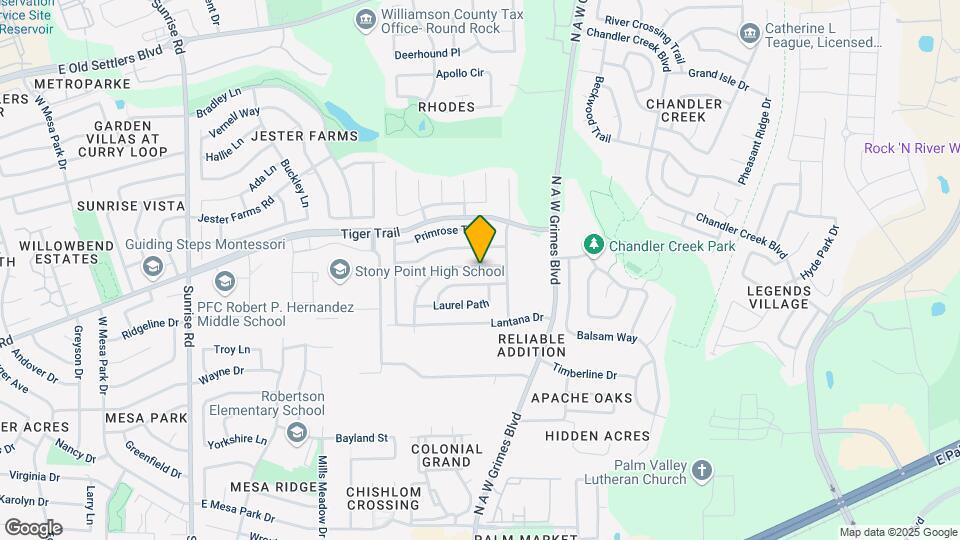 1807 Prairie Star Ln Map and Location Details