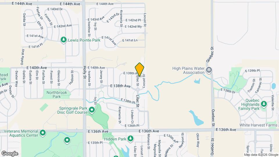 13872 Lilac St Mapa y Detalles de la Ubicación