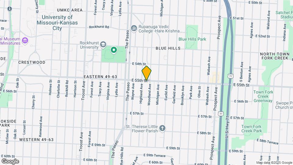 1713 E 55th St Map and Location Details