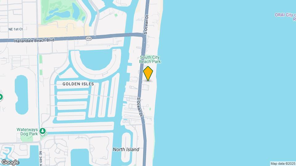 1950 S Ocean Dr, Unit 7G Mapa y Detalles de la Ubicación