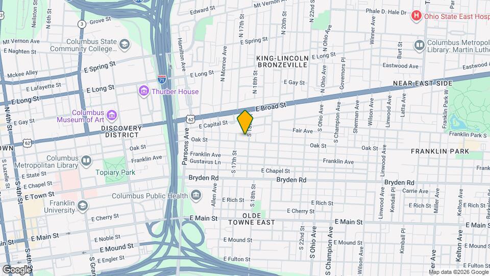 888 Oak St Map and Location Details