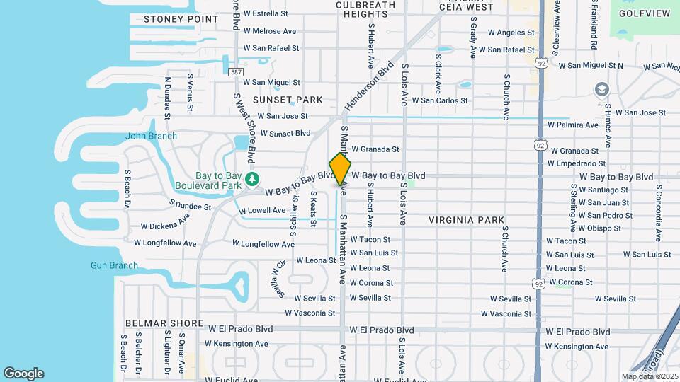 3009 S Manhattan Ave Map and Location Details
