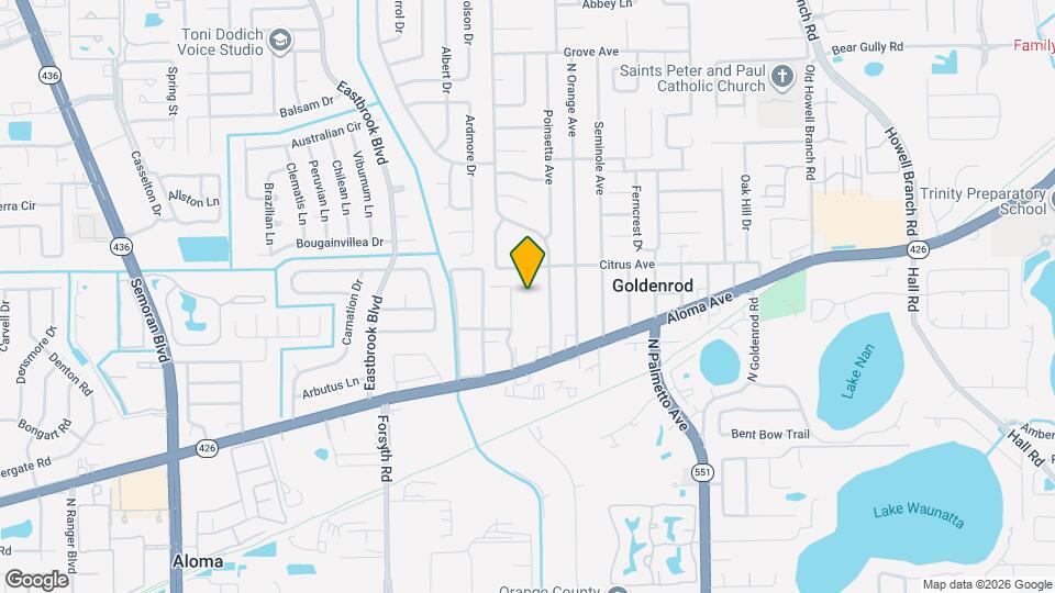 4920 Tangerine Ave Mapa y Detalles de la Ubicación
