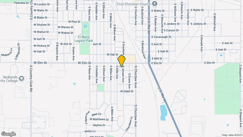 1320 S Jensen Ave Map and Location Details