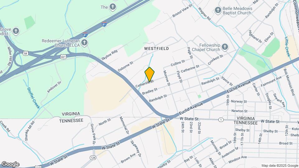 2504 Catherine St Mapa y Detalles de la Ubicación