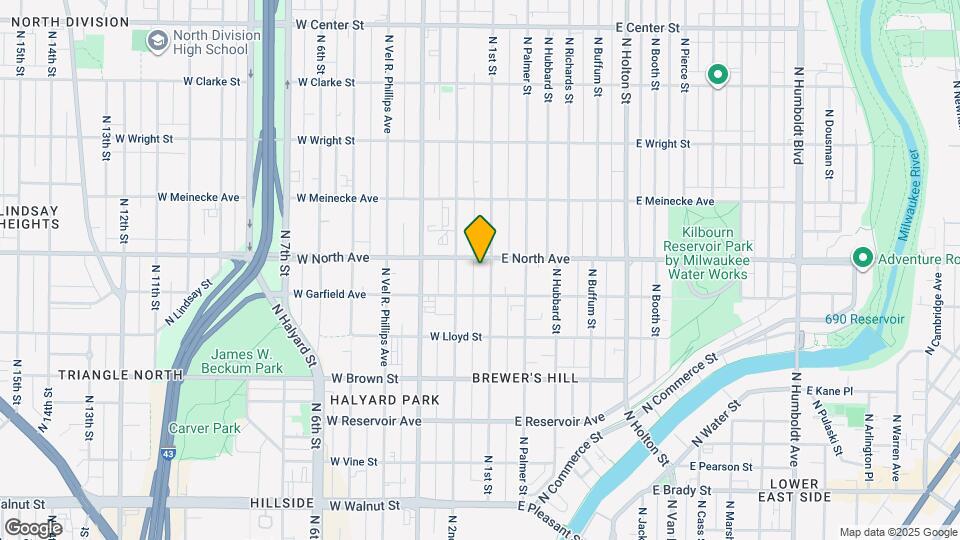 2235 N 1st St, Unit Upper Mapa y Detalles de la Ubicación