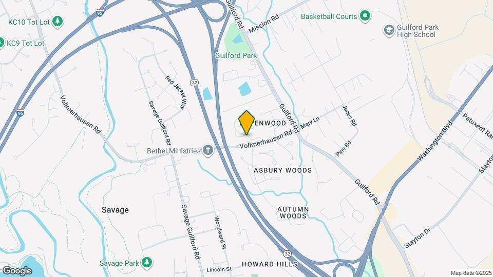 8903 Rosewood Way Map and Location Details