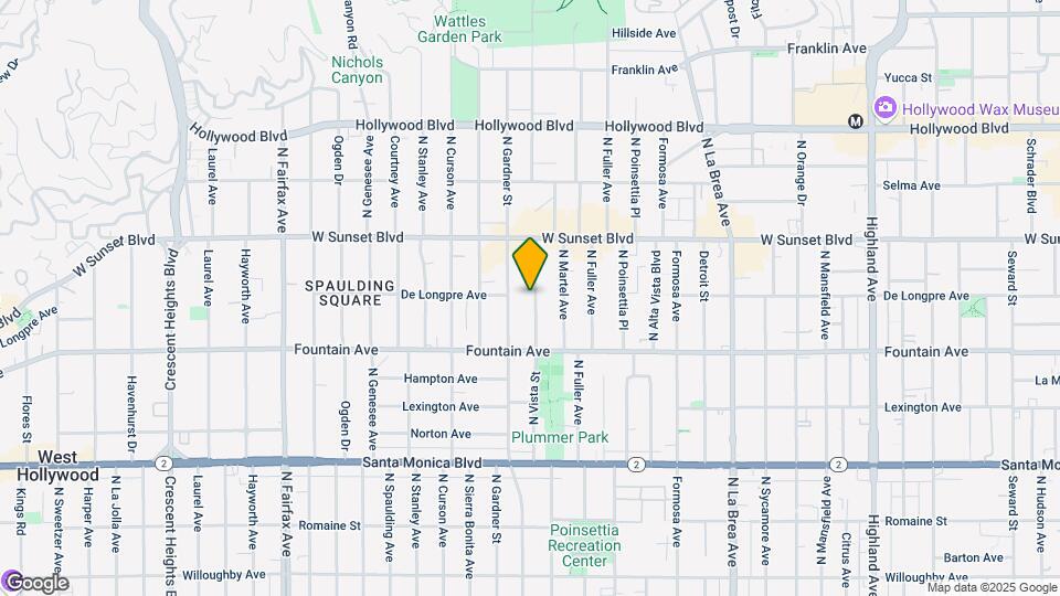1403 N Vista St Map and Location Details