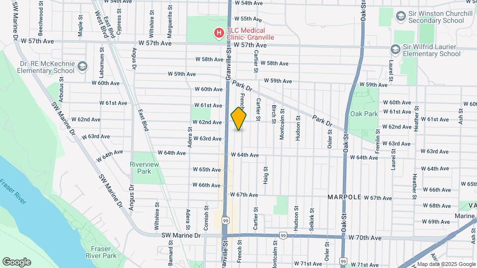7871 French St Map and Location Details