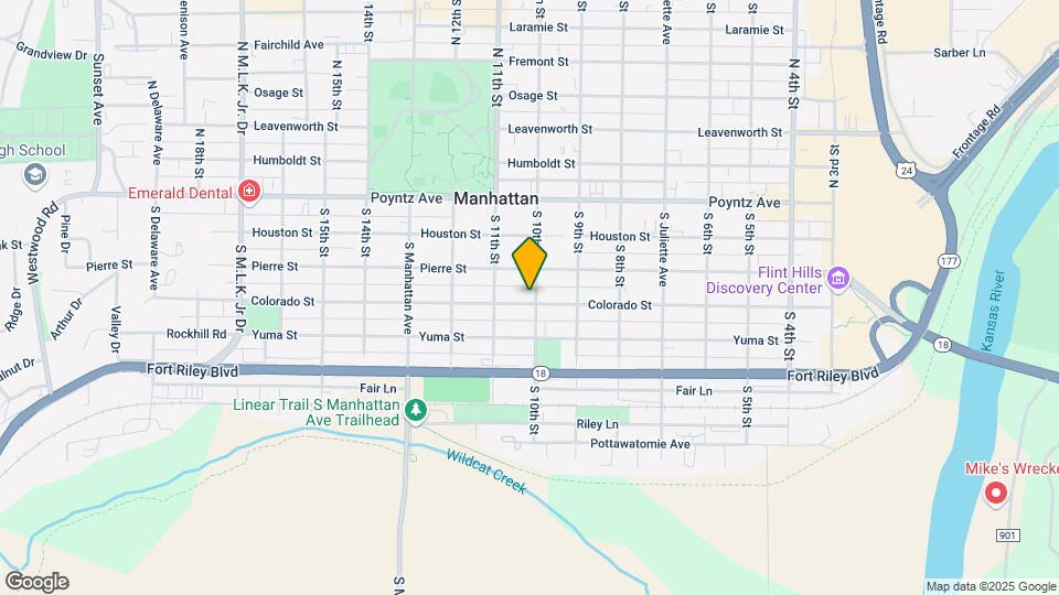 1000 Colorado St Map and Location Details