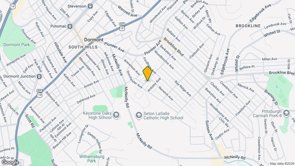 2849 Castlegate Ave Map and Location Details