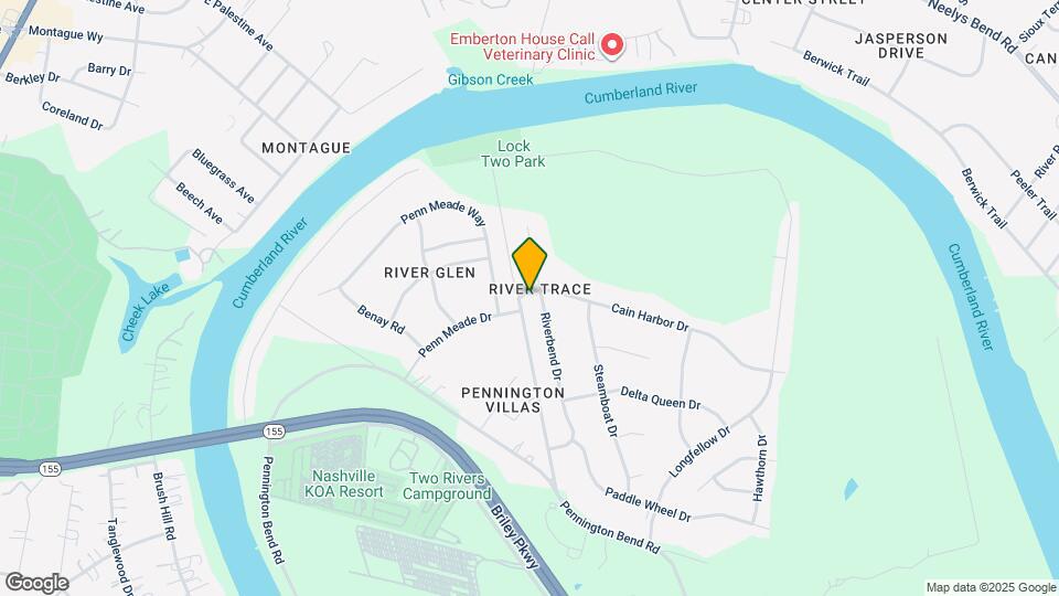 2805 River Bend Dr Map and Location Details