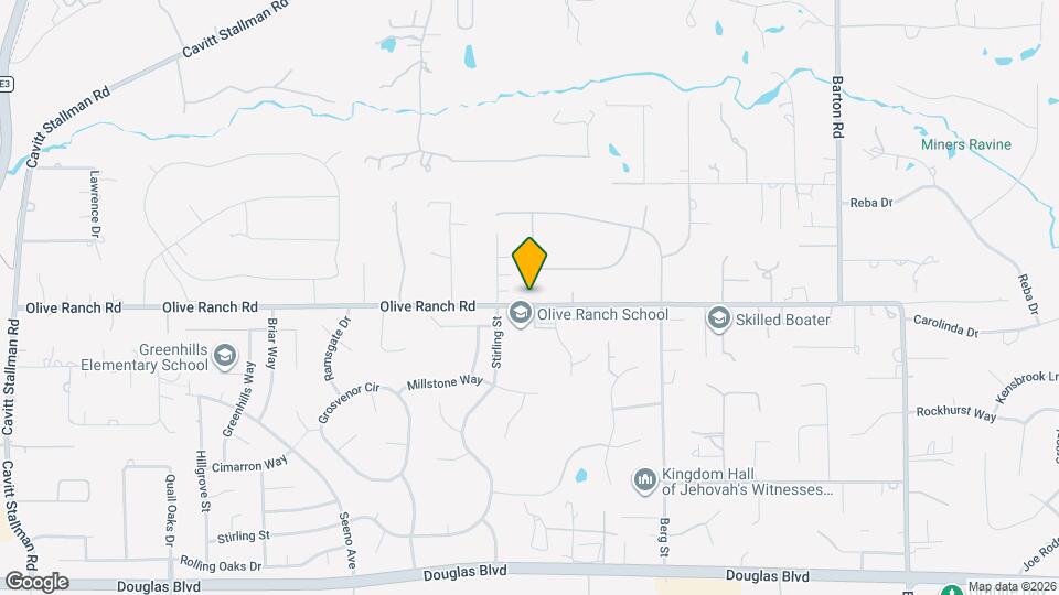 5247 Olive Ranch Rd Map and Location Details