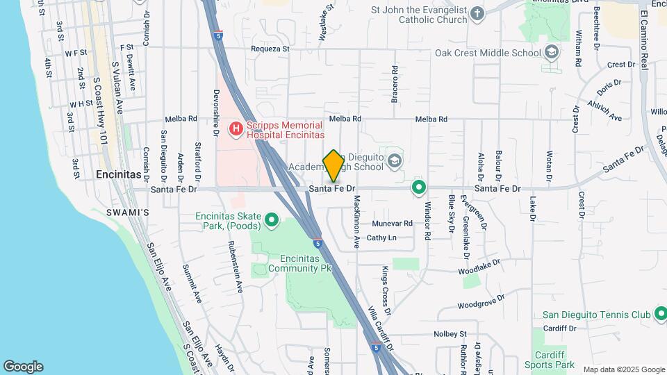 630 Santa Fe Dr Map and Location Details