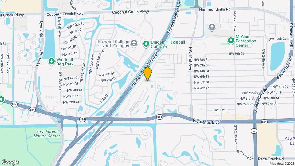 3392 NW 5th St Map and Location Details