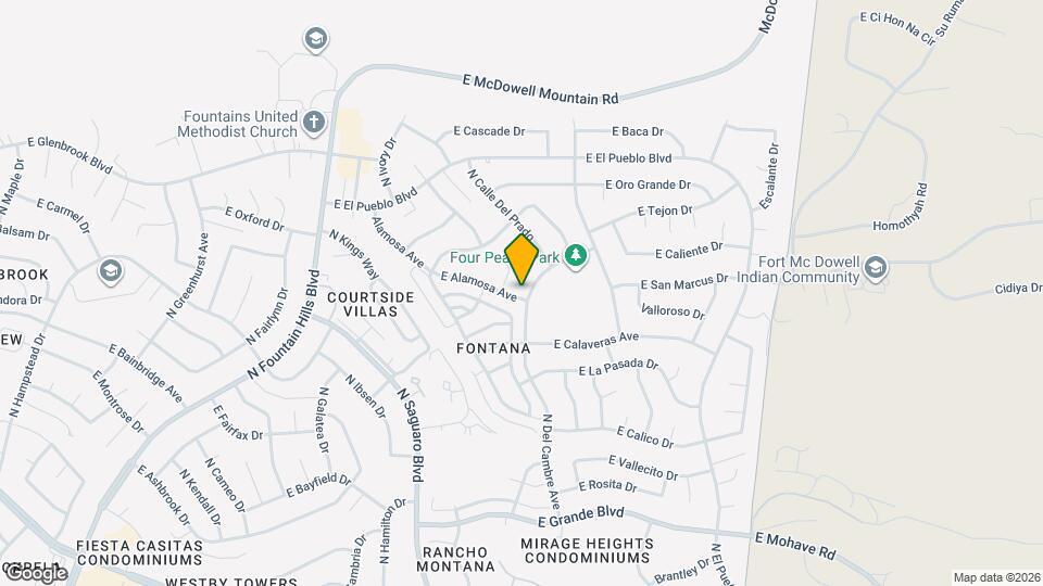 14648 N Del Cambre Ave Map and Location Details