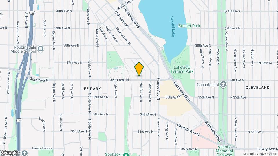 3601 Halifax Ave N Map and Location Details