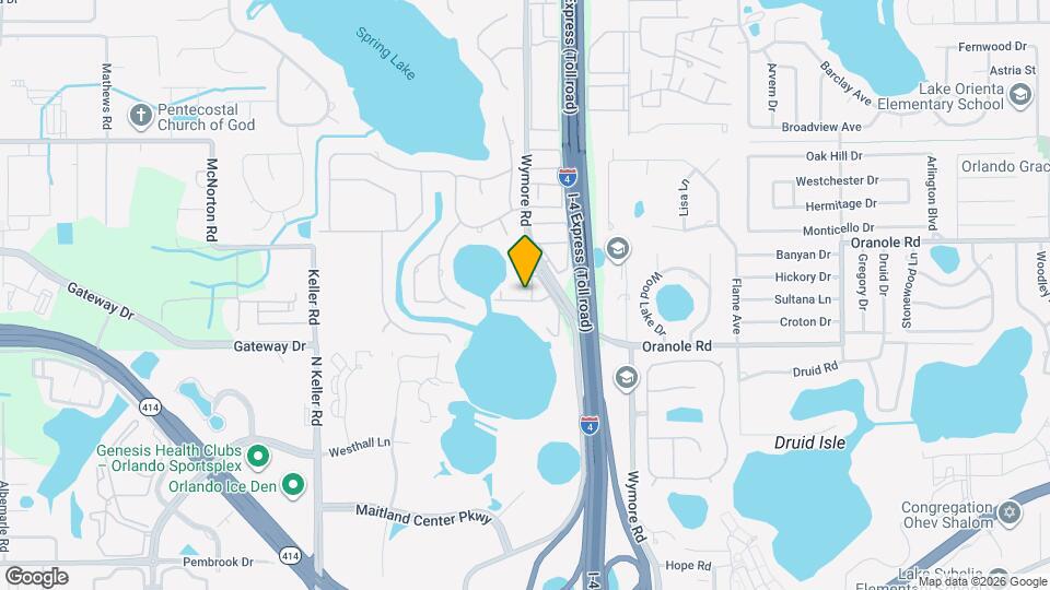 920 Lake Destiny Rd Map and Location Details