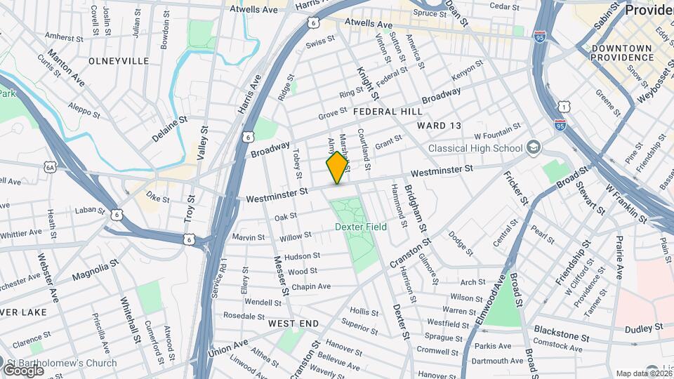 1402 Westminster St Map and Location Details