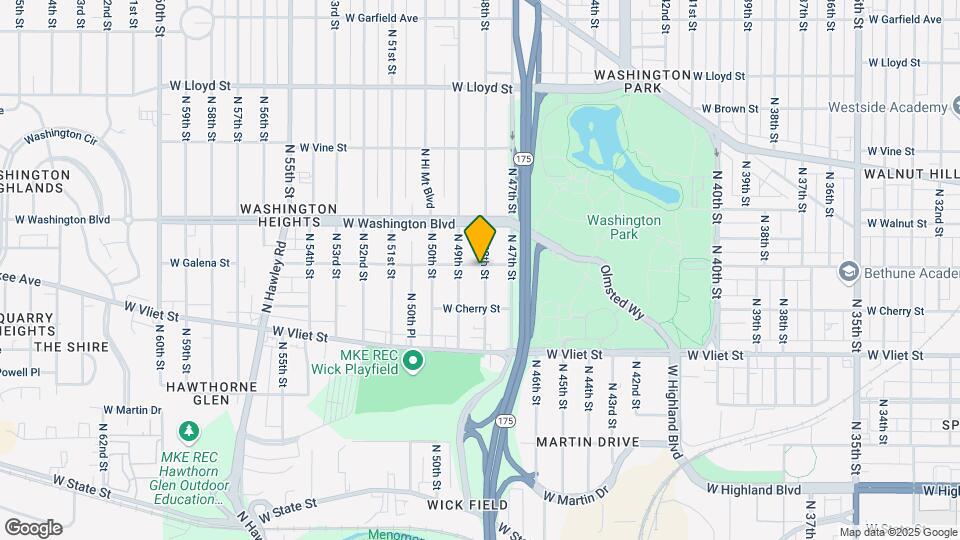 1555 N 48th St Map and Location Details