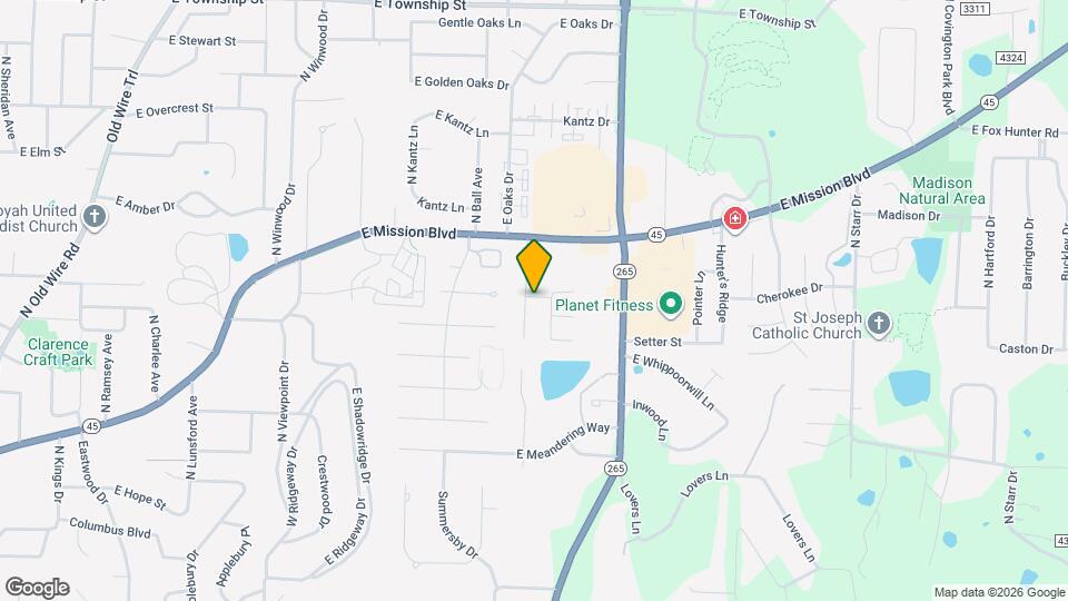 2575 E Meramec St Map and Location Details