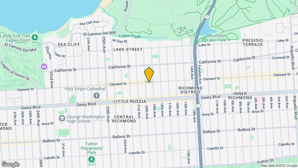 1827 Clement St Mapa y Detalles de la Ubicación
