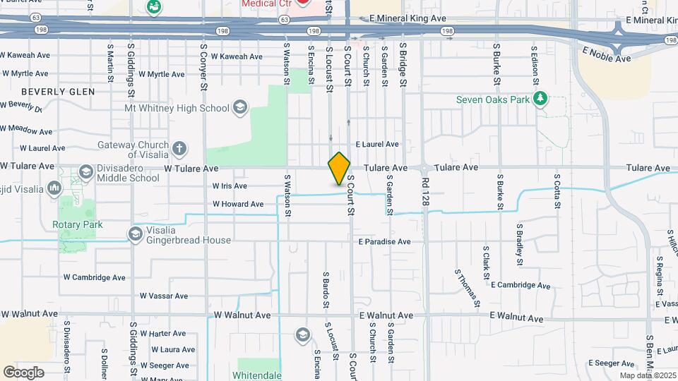 1347 S Court St Map and Location Details